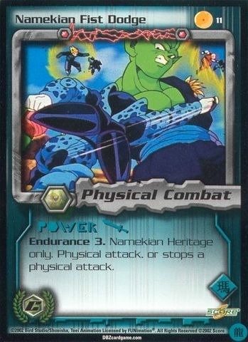 Namekian Fist Dodge - 011 - Limited Edition - Flat Foil
